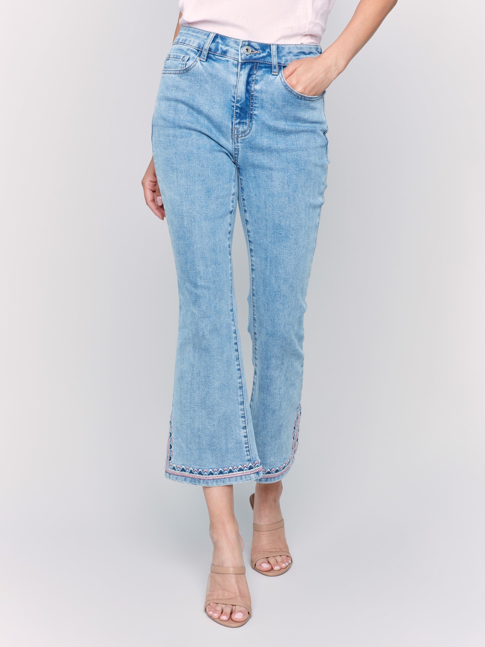 BOOTCUT LEG EMBROIDERED JEAN-Denim-CHARLIE B-4-LIGHT BLUE-Coriander