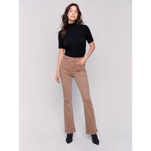 BOOTCUT LEG PANT-Denim-CHARLIE B-Coriander