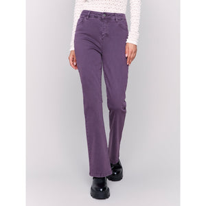 BOOTCUT LEG PANT-Denim-CHARLIE B-2-PLUM-Coriander