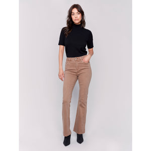 BOOTCUT LEG PANT-Denim-CHARLIE B-Coriander