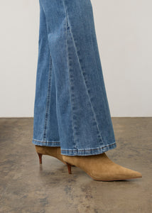 BOOTLEG DENIM | OLIVIA: MEDIUM WASH-Denim-FRENCH DRESSING JEANS-Coriander