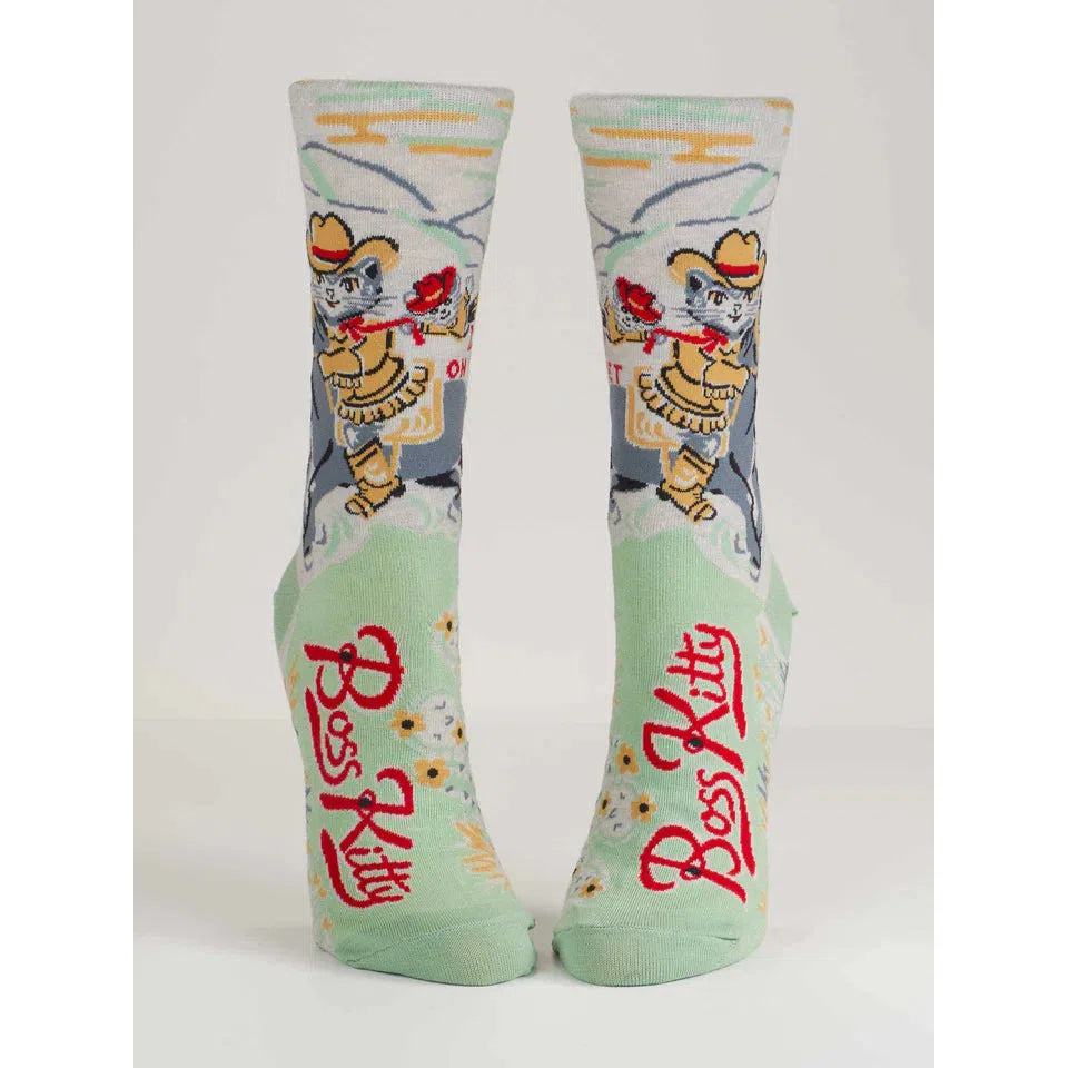 BOSS KITTY | WOMEN'S SOCKS-Socks & Footwear-BLUE Q-Coriander