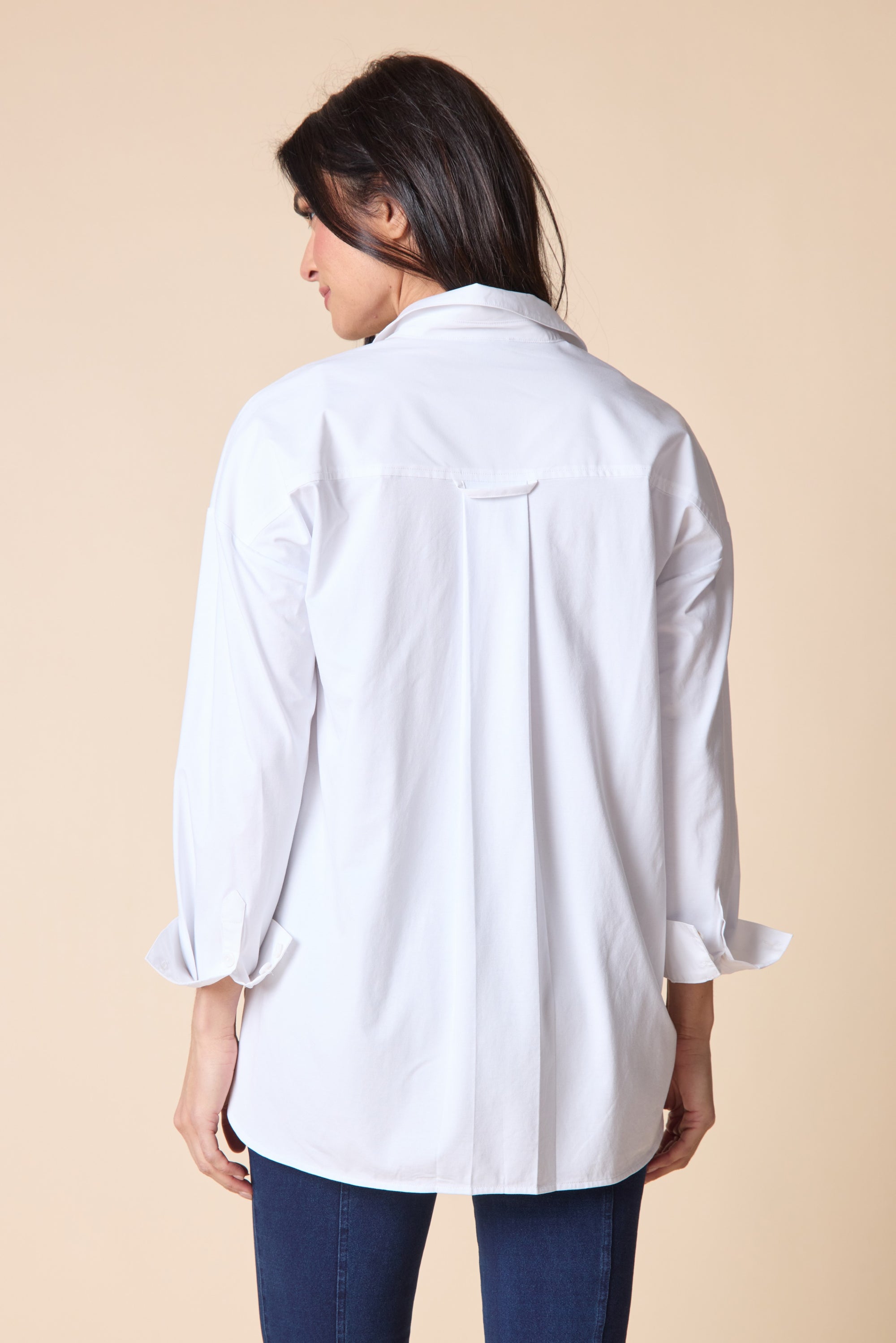 BOYFRIEND SHIRT | KNIT MIX