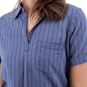 BREEZY POPOVER CAMP SHIRT-Top-AVENTURA-SMALL-FJORD-Coriander