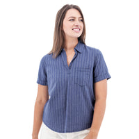BREEZY POPOVER CAMP SHIRT-Top-AVENTURA-Coriander