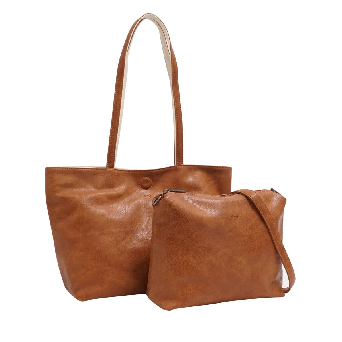 BROOKE 2N1 REVERSIBLE TOTE-Bags & Wallets-S-Q-Coriander