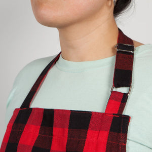 BUFFALO PLAID CHEF APRON-Accessories-DANICA-Coriander