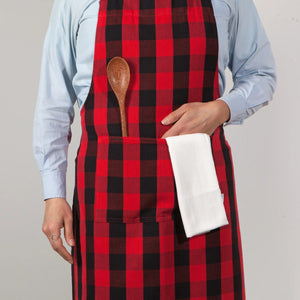 BUFFALO PLAID CHEF APRON-Accessories-DANICA-Coriander