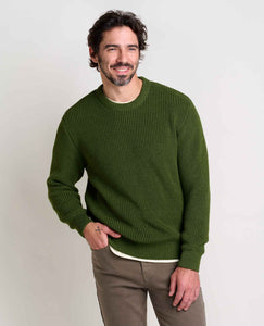 BUTTE CREW SWEATER-Sweaters & Jackets-TOAD&CO-MEDIUM-CHIVE-Coriander