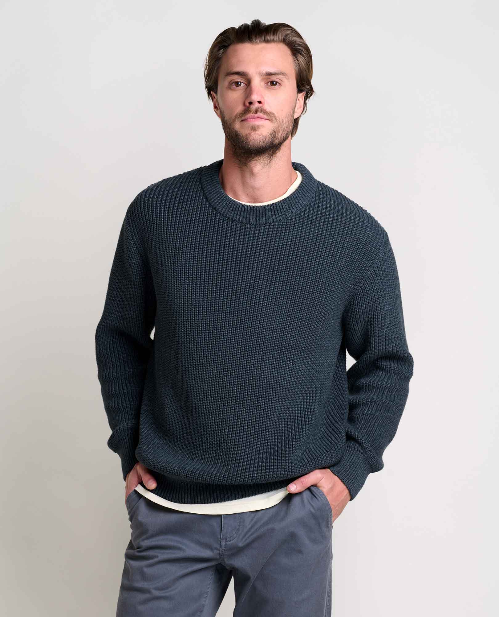 BUTTE CREW SWEATER-Sweaters & Jackets-TOAD&CO-MEDIUM-CHIVE-Coriander