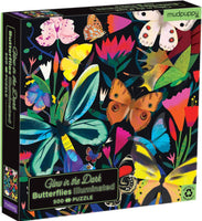 BUTTERFLIES ILLUMINATED 500 PIECE PUZZLE-Fun and Games-RAINCOAST-Coriander