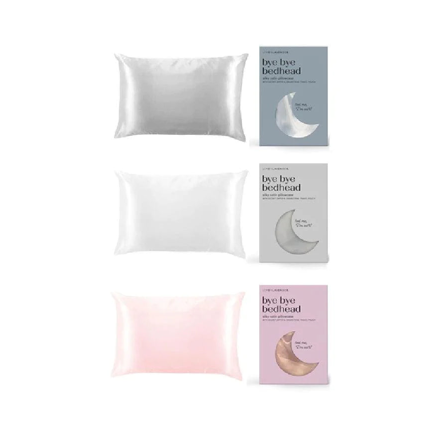 BYE BYE BEDHEAD SILKY SATIN PILLOWCASE - KING-Pillowcase-LEMON LAVENDER-Coriander