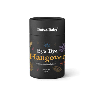 BYE BYE HANGOVER DETOX ORGANIC BATH SALT SOAK - 8OZ-Self Care-DETOX BABE-Coriander