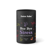 BYE BYE STRESS ORGANIC DETOX BATH SALT SOAK - 8OZ-Self Care-DETOX BABE-Coriander