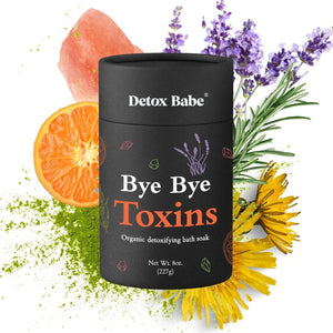 BYE BYE TOXINS ORGANIC DETOX BATH SALT SOAK - 8OZ-Self Care-DETOX BABE-Coriander