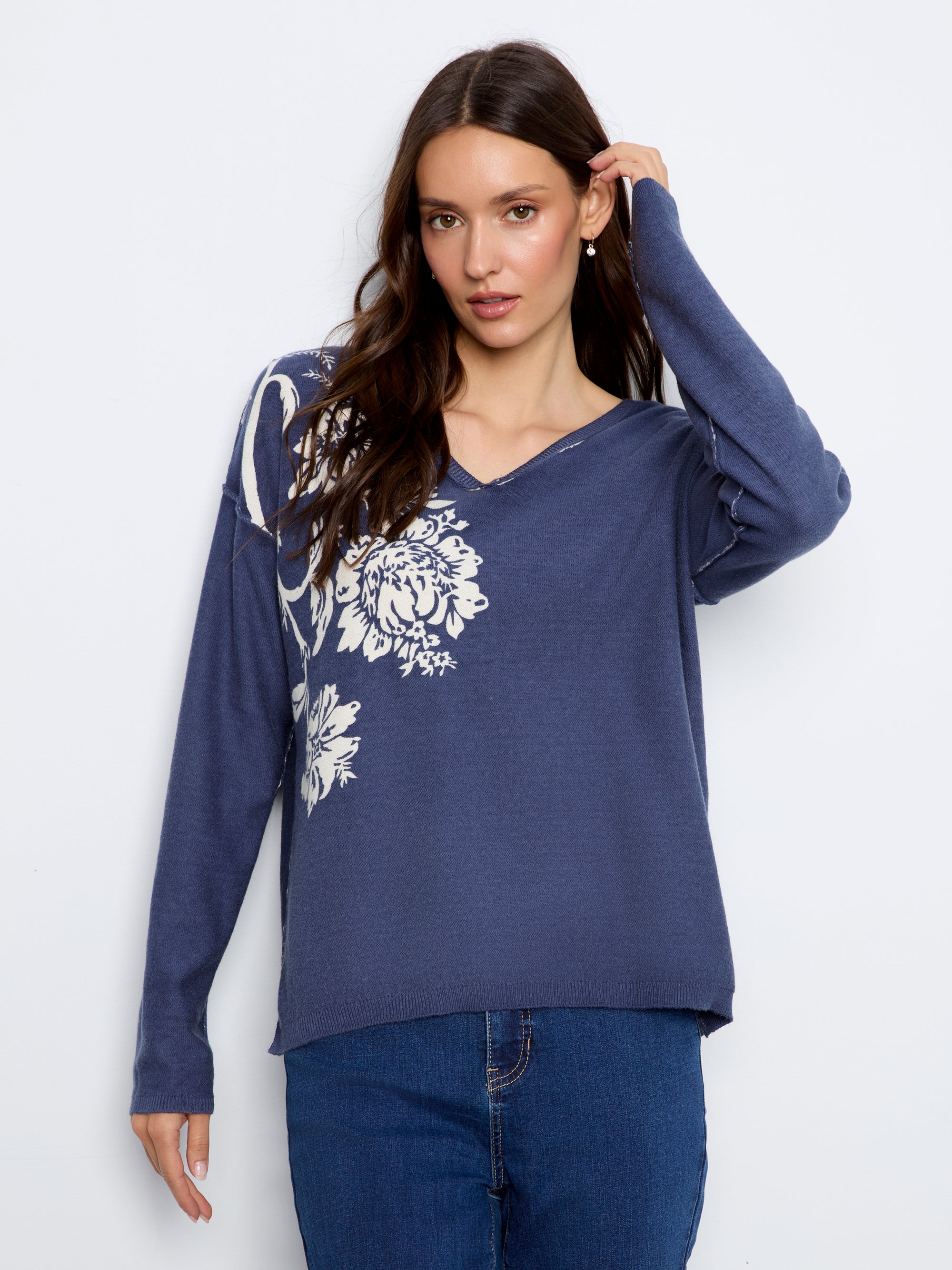 PULLOVER SWEATER | DROP SHOULDER REVERSIBLE
