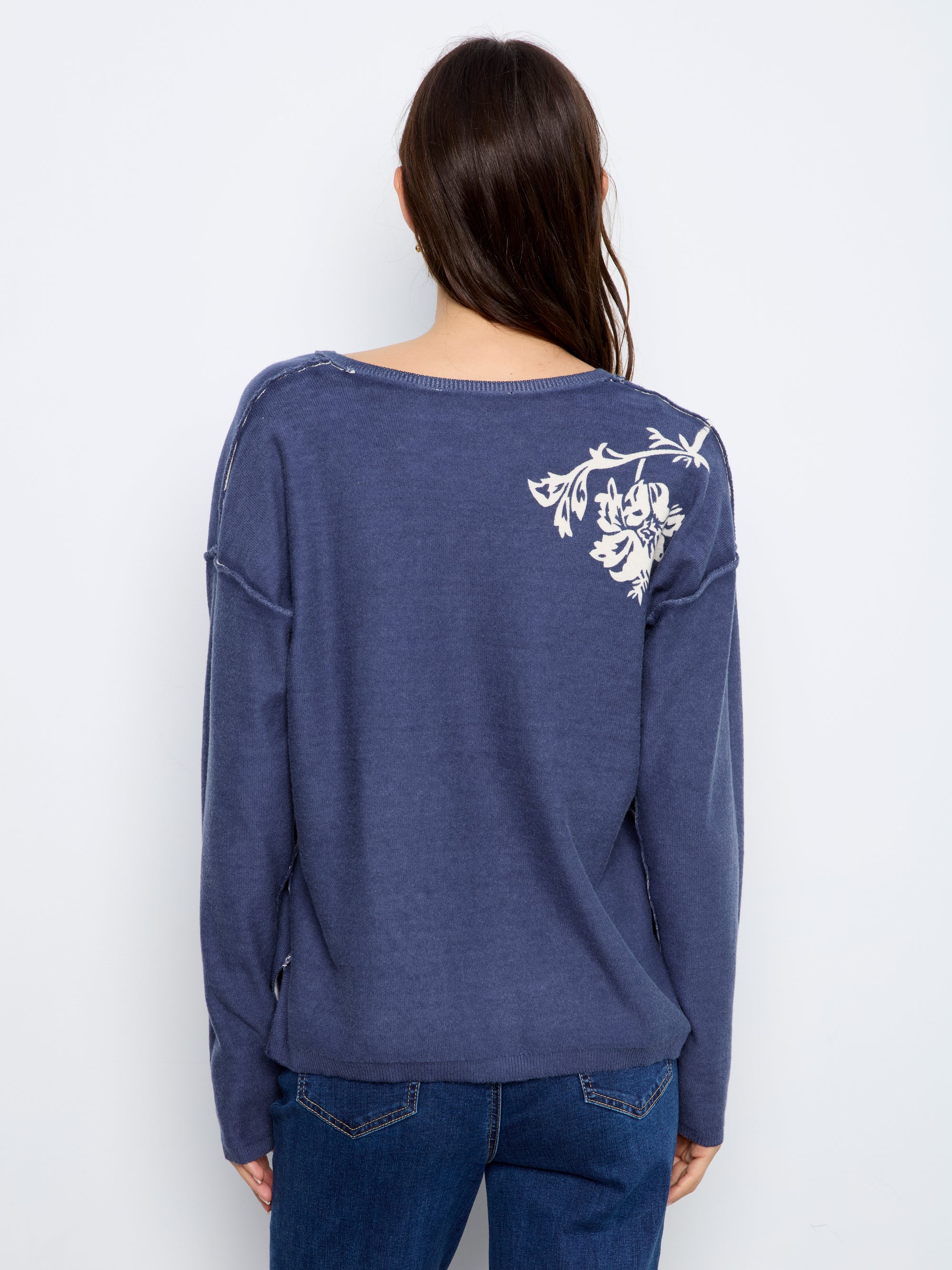 PULLOVER SWEATER | DROP SHOULDER REVERSIBLE