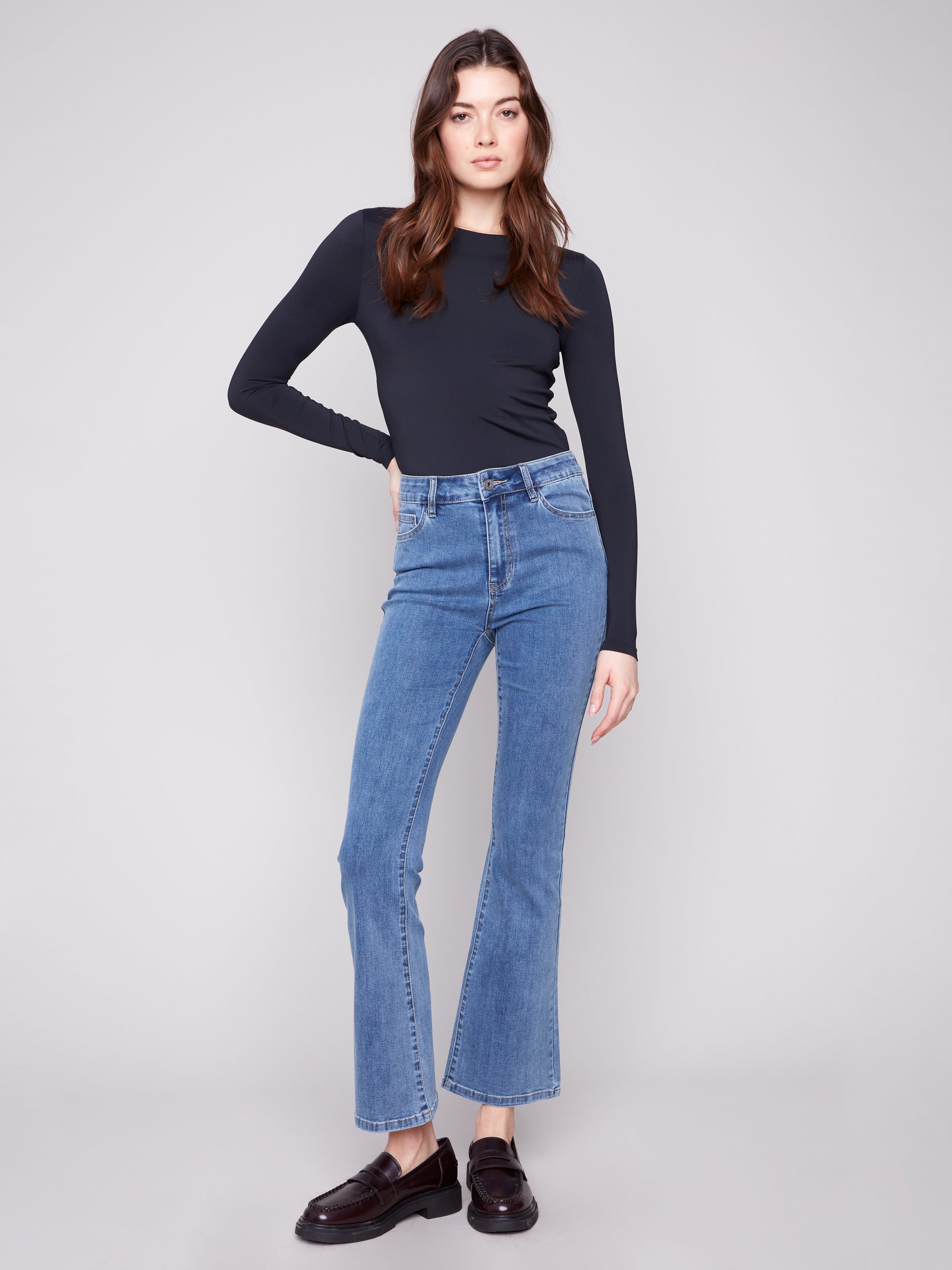 JEANS | BOOTCUT 5 POCKET-Denim-CHARLIE B-Coriander