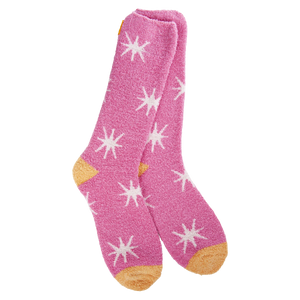 CALI CREW SOCKS-Socks-WORLD'S SOFTEST-STARBURST AZALEA-Coriander