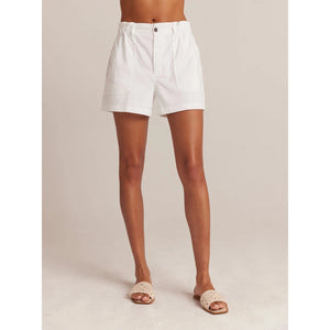 CALLIE SHORTS-Bottoms-BELLA DAHL-XSMALL-WHITE-Coriander