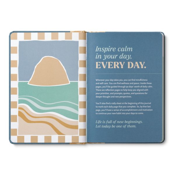 CALM EVERY DAY GUIDED JOURNAL-Books & Stationery-COMPENDIUM-Coriander