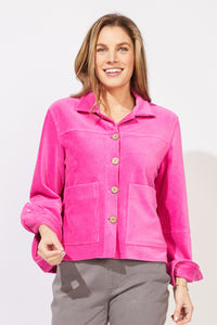 CAMP JACKET | CORDED VELOUR-Jackets & Sweaters-ESCAPE-Coriander