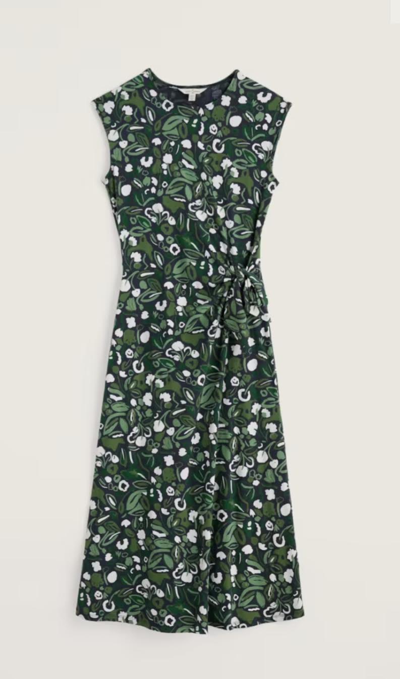CAP-SLEEVE DRESS | FETTLING: INKWELL-Dress-SEASALT-Coriander