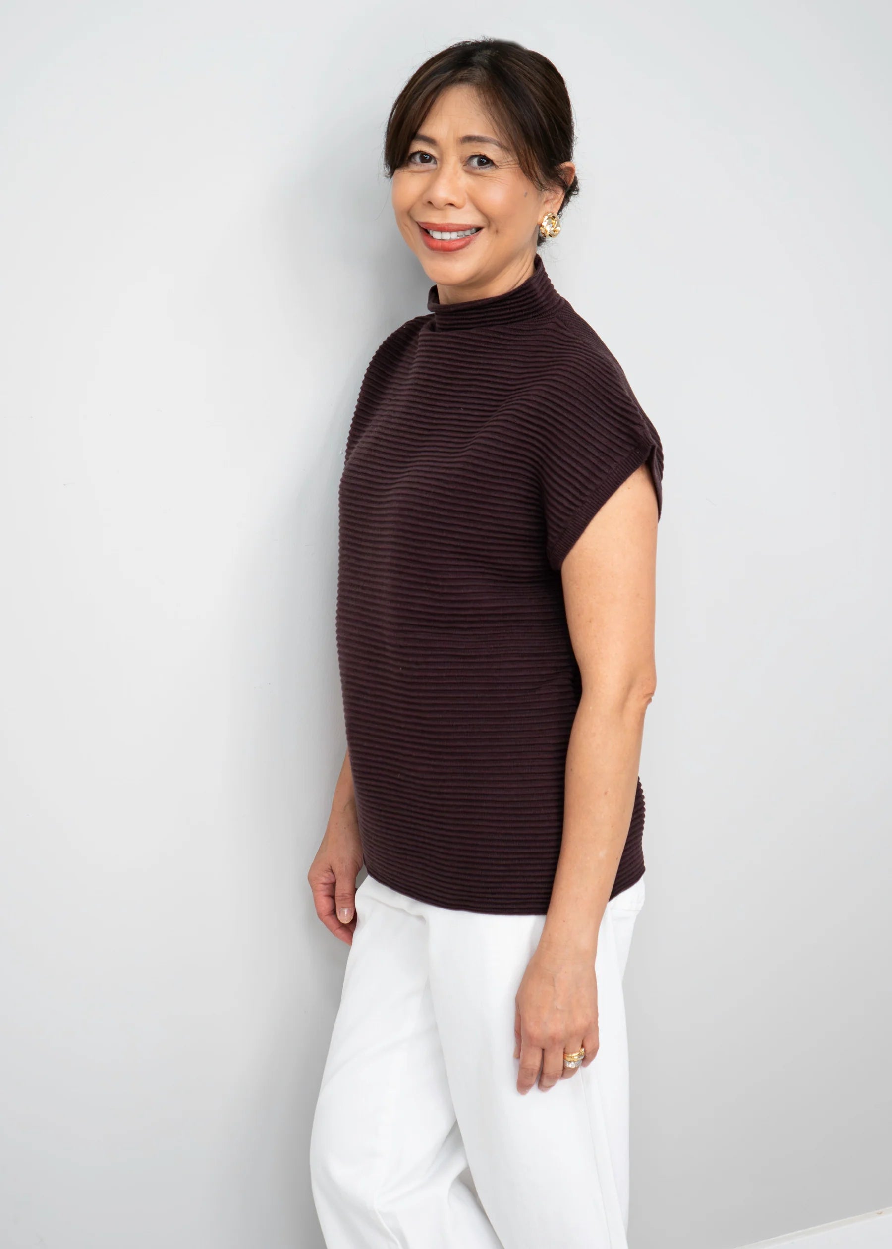 CAP SLEEVE SWEATER | OTTOMAN-Jackets & Sweaters-FRENCH DRESSING JEANS-Coriander