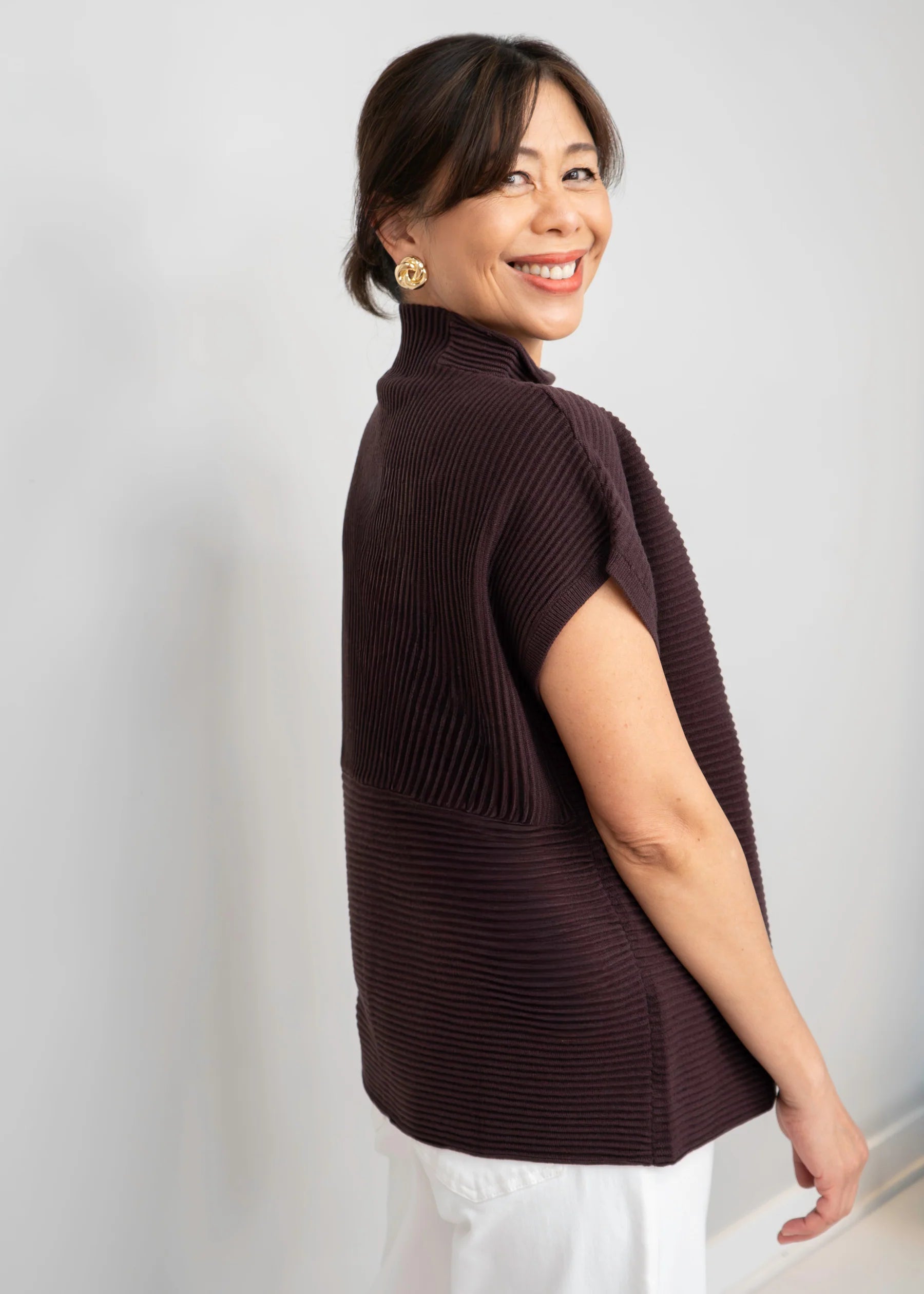 CAP SLEEVE SWEATER | OTTOMAN-Jackets & Sweaters-FRENCH DRESSING JEANS-Coriander