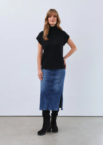 CAP SLEEVE SWEATER | OTTOMAN-Jackets & Sweaters-FRENCH DRESSING JEANS-Coriander