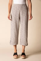 CAPRI PANT | PLEAT BUTTON-Bottoms-HABITAT-SMALL-WILLOW-Coriander