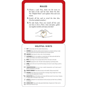 CARD GAME | COUPLE'S DATE NIGHT SCRATCH-OFF DECK-Fun and Games-PETER PAUPER PRESS-Coriander