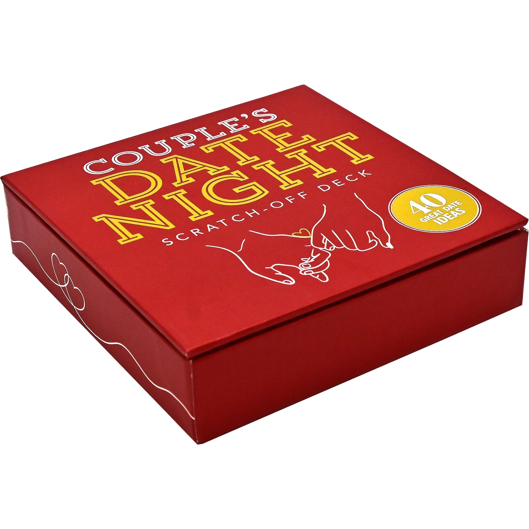 CARD GAME | COUPLE'S DATE NIGHT SCRATCH-OFF DECK-Fun and Games-PETER PAUPER PRESS-Coriander