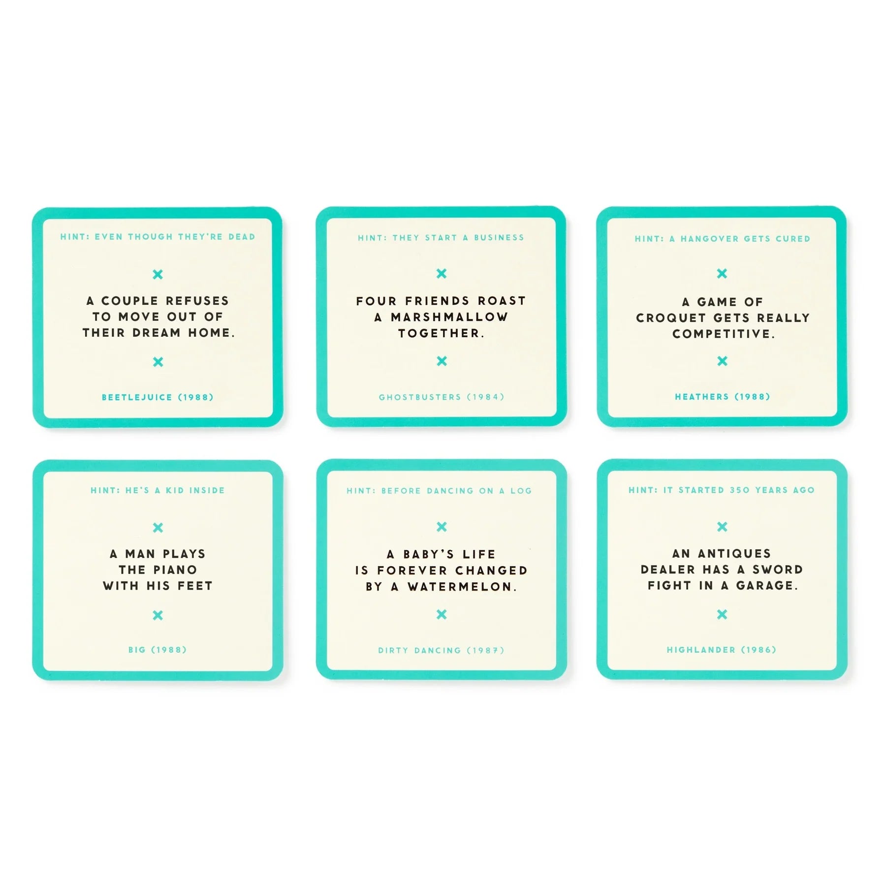 CARD GAME | MINI POORLY EXPLAINED MOVIES - 80'S EDITION-Fun and Games-RAINCOAST-Coriander