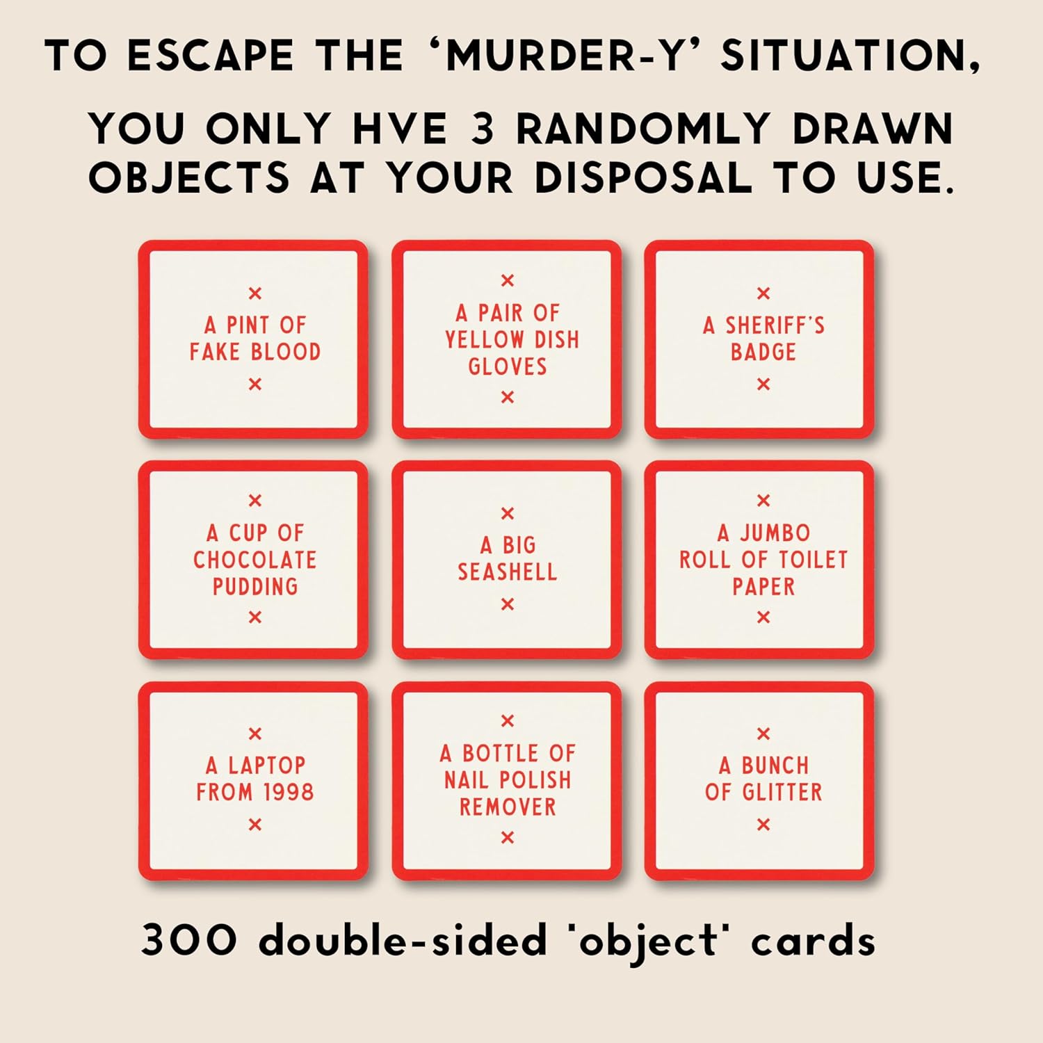 CARD GAME | NOT TODAY, MURDER GAME-Fun and Games-RAINCOAST-Coriander