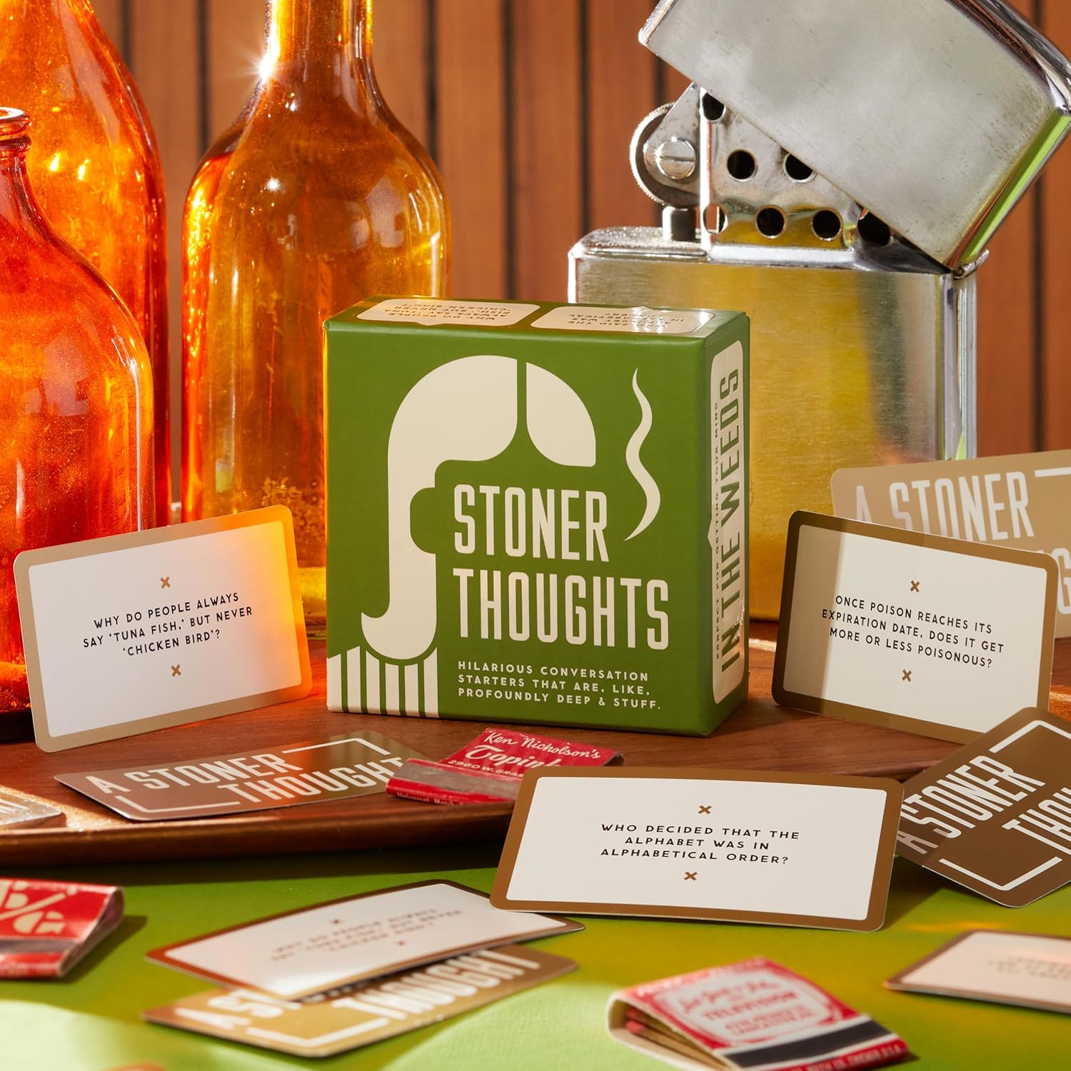 CARD GAME | STONER THOUGHTS, CONVERSATION STARTERS-Fun and Games-RAINCOAST-Coriander