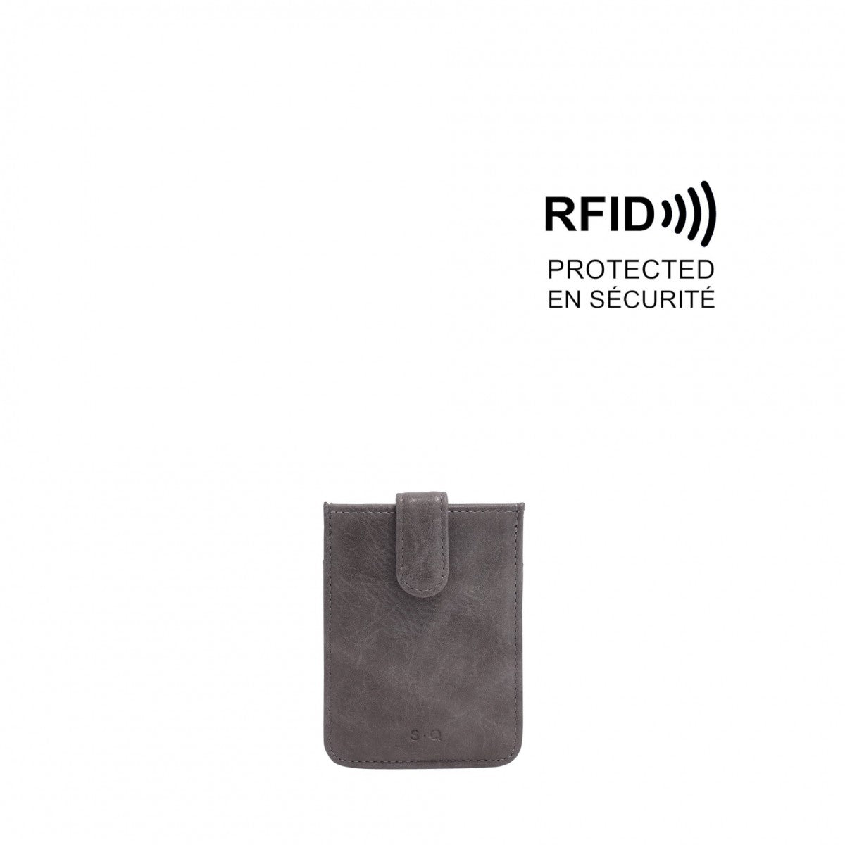 CARDHOLDER | ISABELA-Bags & Wallets-S-Q-CHARCOAL GREY-Coriander