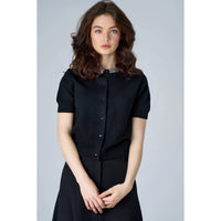 CARDI | JEWEL NECKLINE-Uncategorised-ASTRID-Coriander