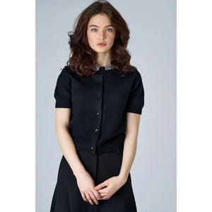 CARDI | JEWEL NECKLINE-Uncategorised-ASTRID-Coriander