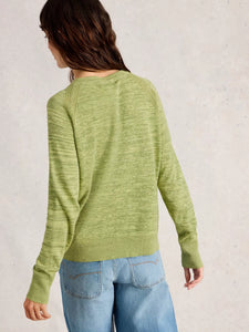 CARDI | LULU TWIST-Jackets & Sweaters-WHITE STUFF-Coriander