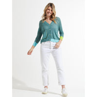 CARDIGAN | HOLEY-Jackets & Sweaters-ZAKET & PLOVER-Coriander