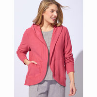 CARDIGAN | HOODED COMFORT-Jackets & Sweaters-ESCAPE-Coriander