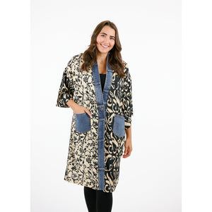 CARDIGAN | JANIS-Jackets & Sweaters-SHANNON PASSERO-ONE-IKAT-Coriander