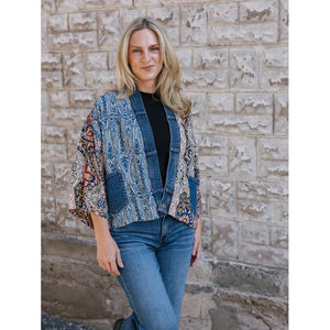 CARDIGAN | KAROL-Jackets & Sweaters-SHANNON PASSERO STORE-ONE-BLUE PAISLEY MIX-Coriander
