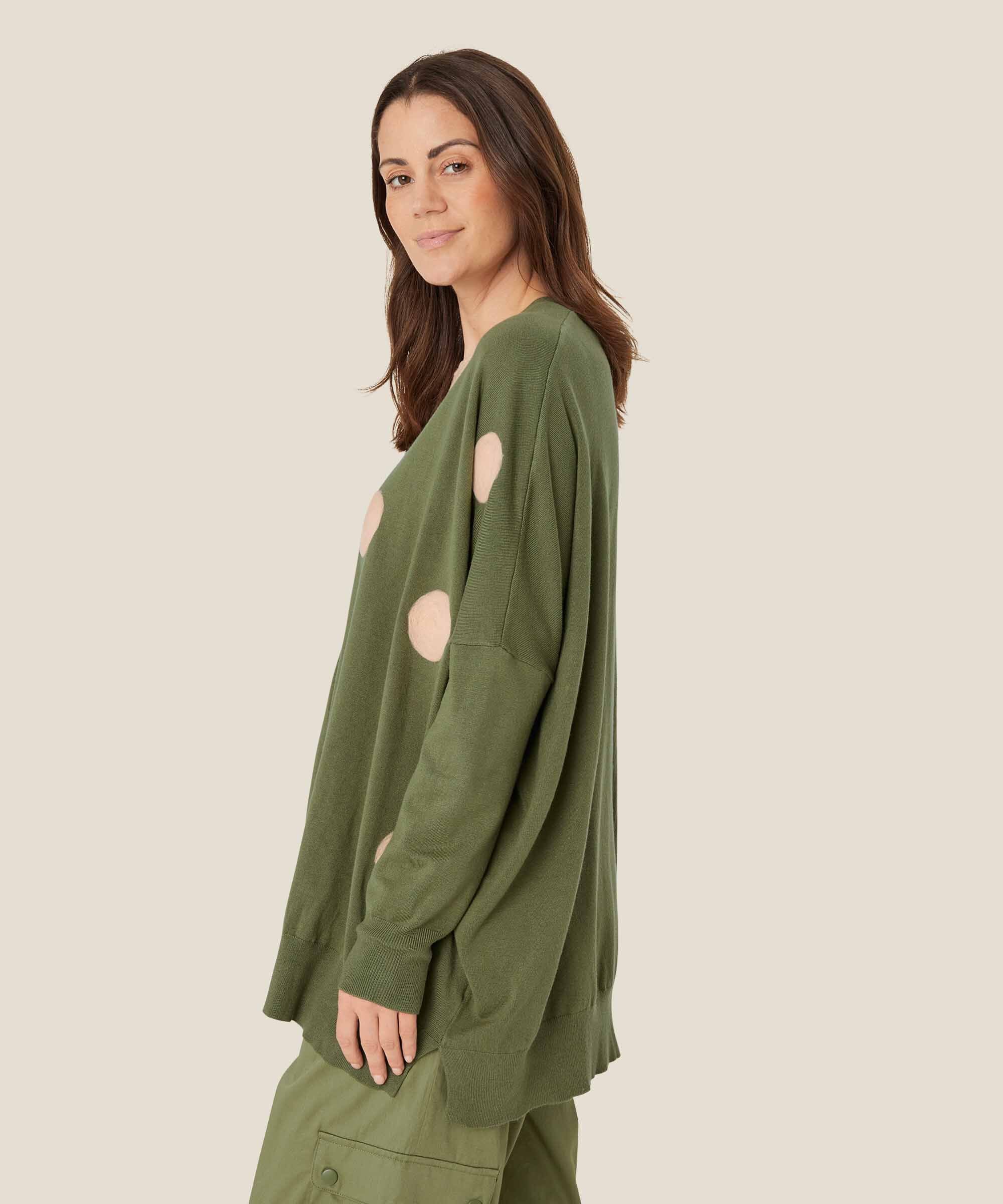 CARDIGAN | LINA-Jackets & Sweaters-MASAI-Coriander