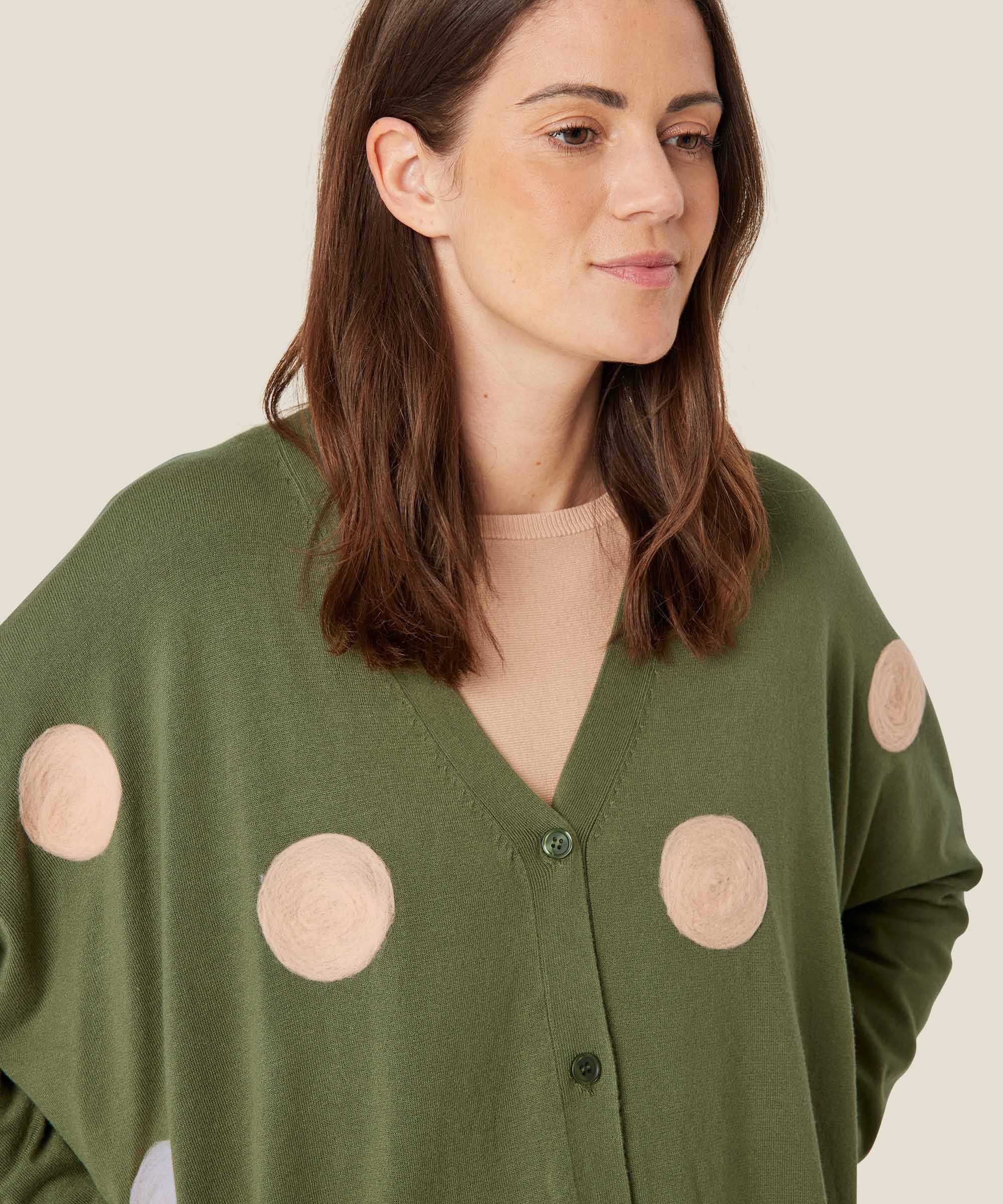 CARDIGAN | LINA-Jackets & Sweaters-MASAI-Coriander