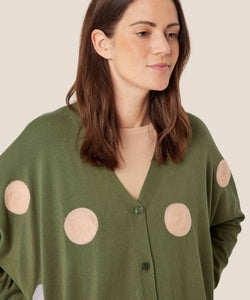 CARDIGAN | LINA-Jackets & Sweaters-MASAI-Coriander