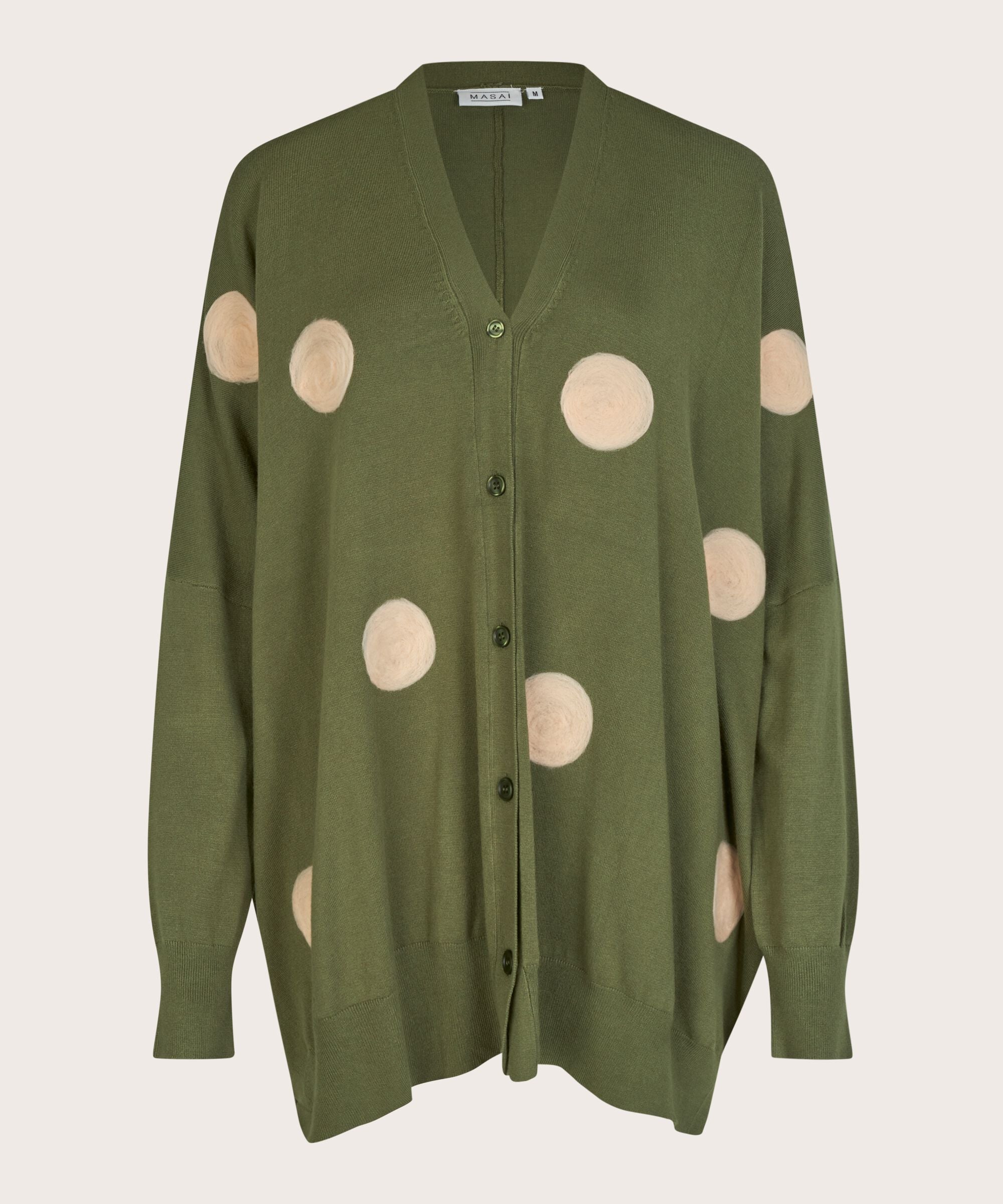 CARDIGAN | LINA-Jackets & Sweaters-MASAI-Coriander