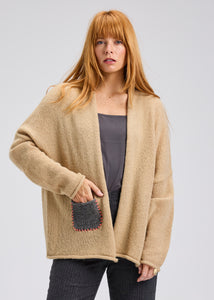 CARDIGAN | LOFTY PEACE-Jackets & Sweaters-ZAKET & PLOVER-XSMALL-SMALL-HONEY-Coriander