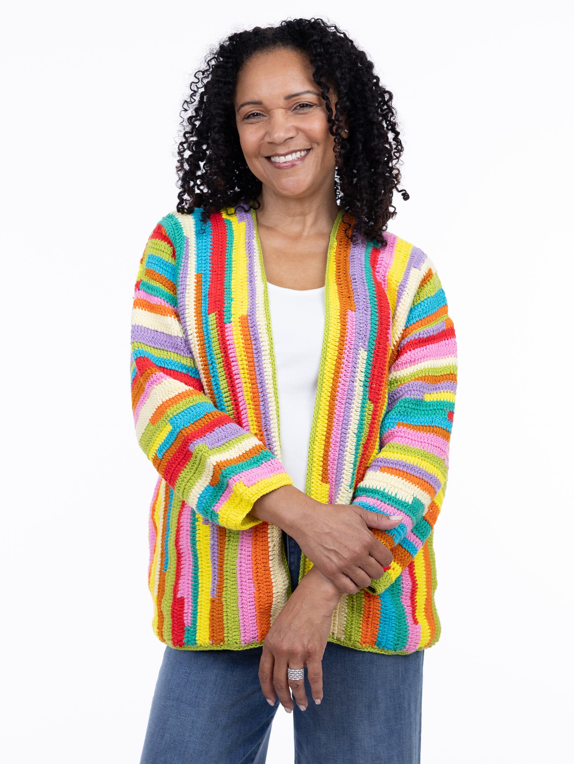 CARDIGAN | NELLIE-Jackets & Sweaters-SHANNON PASSERO-ONE-CANDY MIX-Coriander